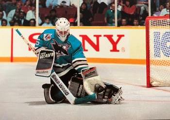 1991-92 Sports Action San Jose Sharks #17 Jarmo Myllys Front