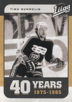 2014-15 Cardset Finland - Liiga 40 #NNO Timo Nummelin Front