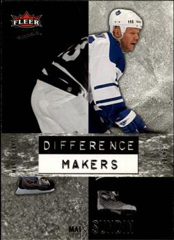 2007-08 Ultra - Difference Makers #DM7 Mats Sundin Front