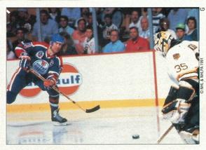 1990-91 Panini Super Poster Edmonton Oilers #G Mark Messier Front