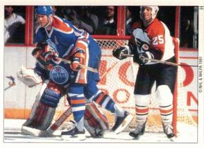 1990-91 Panini Super Poster Edmonton Oilers #H Grant Fuhr Front