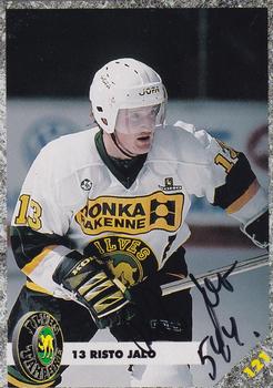 1993-94 Leaf Sisu SM-Liiga (Finnish) - Signature Cards #121 Risto Jalo Front