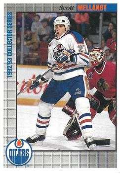 1992-93 IGA Edmonton Oilers #15 Scott Mellanby Front