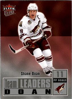 2007-08 Ultra - Team Leaders #TL5 Shane Doan  Front