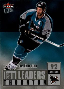 2007-08 Ultra - Team Leaders #TL18 Joe Thornton  Front