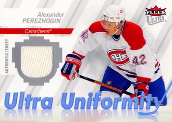 2007-08 Ultra - Ultra Uniformity #U-AP Alexander Perezhogin Front