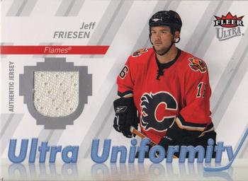 2007-08 Ultra - Ultra Uniformity #U-JF Jeff Friesen Front