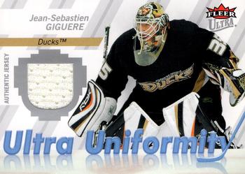 2007-08 Ultra - Ultra Uniformity #U-JG Jean-Sebastien Giguere Front
