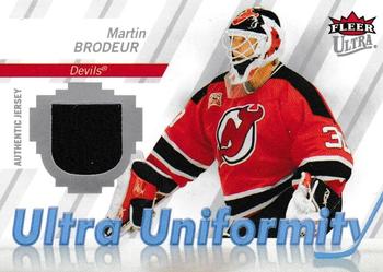 2007-08 Ultra - Ultra Uniformity #U-MB Martin Brodeur Front