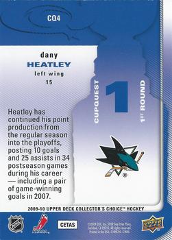 2009-10 Collector's Choice - CupQuest #CQ4 Dany Heatley Back