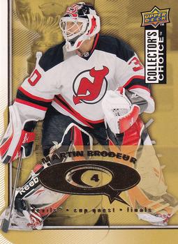2009-10 Collector's Choice - CupQuest #CQ71 Martin Brodeur Front