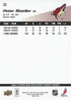 2009-10 Collector's Choice - Reserve #32 Peter Mueller Back