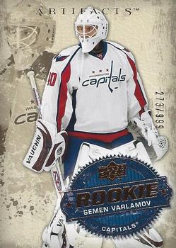 2008-09 Upper Deck Artifacts - Rookies Exchange #311 Semen Varlamov Front