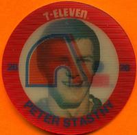 1984-85 7-Eleven Discs #NNO Peter Stastny Front