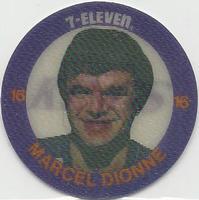 1984-85 7-Eleven Discs #NNO Marcel Dionne Front