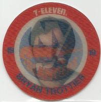 1984-85 7-Eleven Discs #NNO Bryan Trottier Front