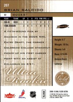 2009-10 Ultra - Gold Medallion #207 Brian Salcido Back