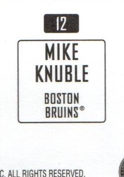 2003-04 Topps Mini Stickers #12 Mike Knuble Back
