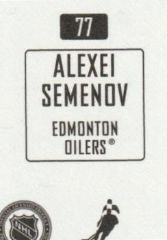 2003-04 Topps Mini Stickers #77 Alexei Semenov Back