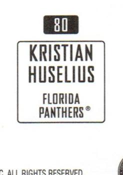 2003-04 Topps Mini Stickers #80 Kristian Huselius Back