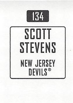 2003-04 Topps Mini Stickers #134 Scott Stevens Back
