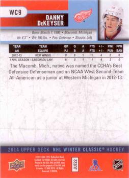 2013-14 Upper Deck NHL Winter Classic #WC9 Danny DeKeyser Back