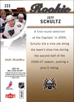 2007-08 Ultra - Gold Medallion #223 Jeff Schultz Back