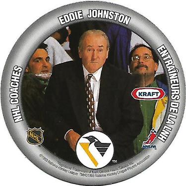 1993-94 Kraft - Kraft Peanut Butter Discs #NNO Eddie Johnston Front