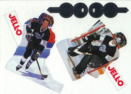 1993-94 Kraft JELL-O Pudding Snacks #NNO Wayne Gretzky / Kelly Hrudey Front