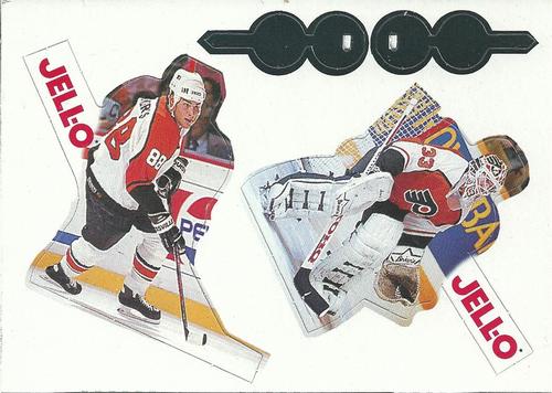1993-94 Kraft JELL-O Pudding Snacks #NNO Eric Lindros / Dominic Roussel Front