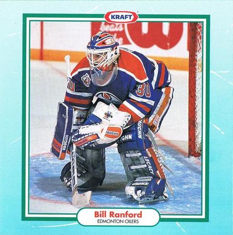 1993-94 Kraft NHL Superstar Recipes #NNO Bill Ranford Front