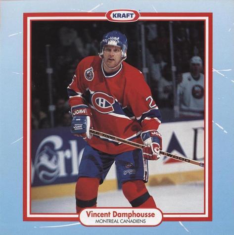 1993-94 Kraft NHL Superstar Recipes #NNO Vincent Damphousse Front