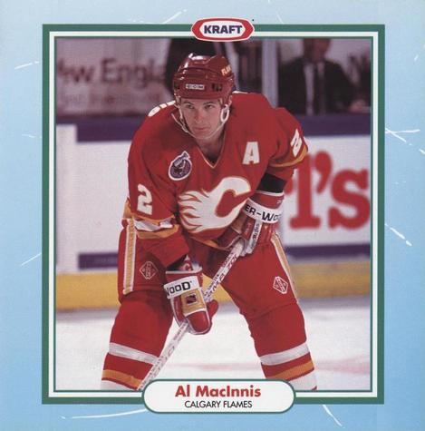 1993-94 Kraft NHL Superstar Recipes #NNO Al MacInnis Front