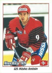 1995 Panini World Hockey Championship Stickers (Finnish/Swedish) #125 Misko Antisin Front