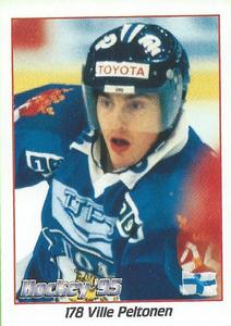 1995 Panini World Hockey Championship Stickers (Finnish/Swedish) #178 Ville Peltonen Front