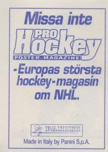 1995 Panini World Hockey Championship Stickers (Finnish/Swedish) #195 Jiri Vykoukal Back