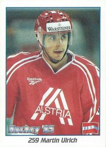 1995 Panini World Hockey Championship Stickers (Finnish/Swedish) #259 Martin Ulrich Front