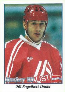 1995 Panini World Hockey Championship Stickers (Finnish/Swedish) #261 Engelbert Linder Front