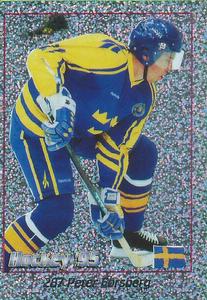1995 Panini World Hockey Championship Stickers (Finnish/Swedish) #287 Peter Forsberg Front