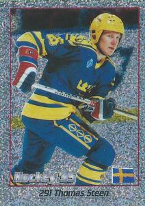 1995 Panini World Hockey Championship Stickers (Finnish/Swedish) #291 Thomas Steen Front