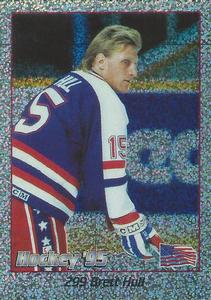 1995 Panini World Hockey Championship Stickers (Finnish/Swedish) #299 Brett Hull Front