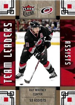 2009-10 Ultra - Team Leaders #TL6 Ray Whitney Front