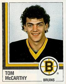 1987-88 Panini Hockey Stickers #13 Tom McCarthy Front