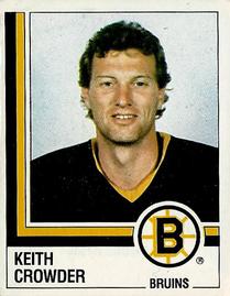 1987-88 Panini Hockey Stickers #14 Keith Crowder Front