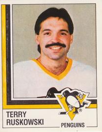 1987-88 Panini Hockey Stickers #150 Terry Ruskowski Front