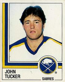 1987-88 Panini Hockey Stickers #30 John Tucker Front