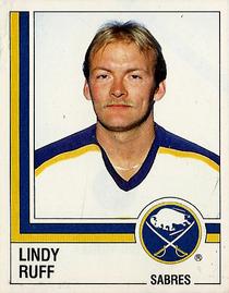 1987-88 Panini Hockey Stickers #35 Lindy Ruff Front