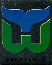 1987-88 Panini Hockey Stickers #37 Hartford Whalers Logo Front