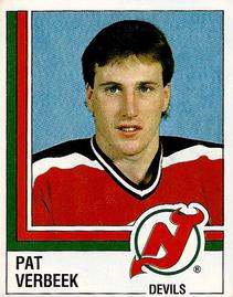 1987-88 Panini Hockey Stickers #81 Pat Verbeek Front