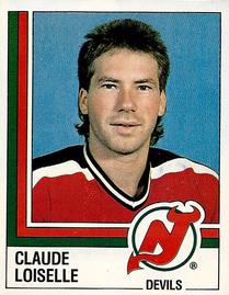1987-88 Panini Hockey Stickers #85 Claude Loiselle Front